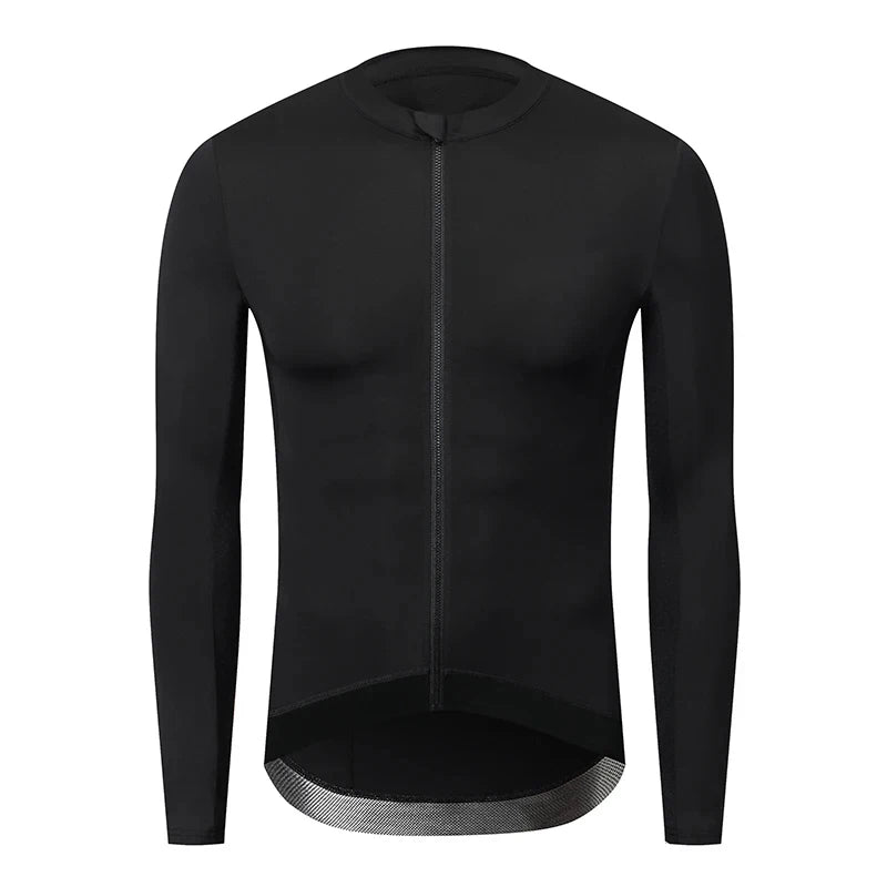 HISERWA Cycling Jersey Long Sleeve Men Pro Aero Slim Fit Cycling Jersey MTB Road Bike Clothing Breathable Quick Dry Shirt Bicycl Shoppers Synchrony