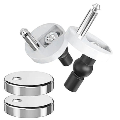 2Pcs Quick Release Toilet Seat Fixings Universal Toilet Seat Hinges Top Fittings For WC Toilet Blind Holes Bathroom Accessories Shoppers Synchrony