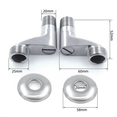 Shower Faucet Curved Foot Fittings Shower Pipe Bend Connector Bathroom Elbow Reducing Kitchen Angled Change Joint Faucet Adapter Shoppers Synchrony