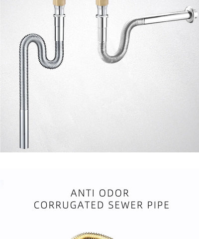 Brass Retractable Drain Hose Bathroom Sink Flexible Drainpipe Basin Pop Up Tube Washbasin Wall Floor Flushing Pipe Fittings Shoppers Synchrony