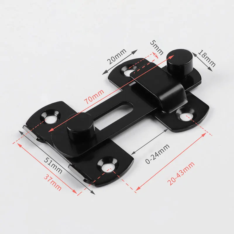 Door Lock Guard Latch Bolt 90°/180° Stainless Steel Toggle Latch Sliding Barn Door Lock Wine Cabinet Closet Right Angle Lock Shoppers Synchrony