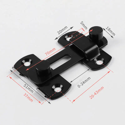 Door Lock Guard Latch Bolt 90°/180° Stainless Steel Toggle Latch Sliding Barn Door Lock Wine Cabinet Closet Right Angle Lock Shoppers Synchrony