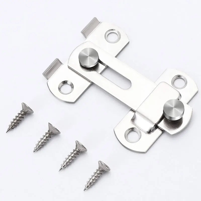 Door Lock Guard Latch Bolt 90°/180° Stainless Steel Toggle Latch Sliding Barn Door Lock Wine Cabinet Closet Right Angle Lock Shoppers Synchrony