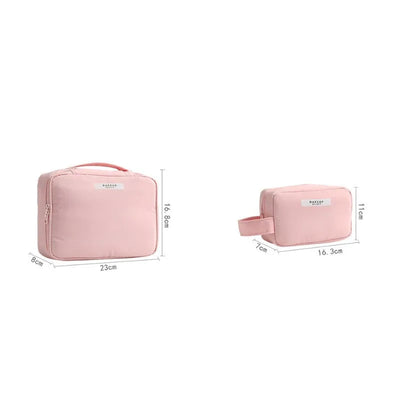 Travel Makeup Bag Water-resistant Toiletry Cosmetic Bag Portable Large Capacity Makeup Box Skincare Toiletry Storage Organizer Shoppers Synchrony