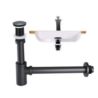 Black Bathroom Basin Bottle Trap Sink Waste Siphon Pipe Kits Toilet Deodorization Insect Stopper Drain Fittings Bathroom Basin Shoppers Synchrony