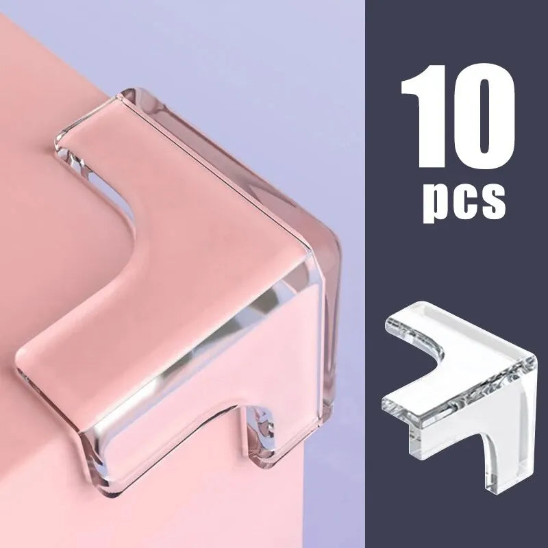 10PCS/4PCS Clear Anti-collision Coffee Table Furniture Corner Protectors Children's Soft Corner Sheathing Living Room Decor Shoppers Synchrony