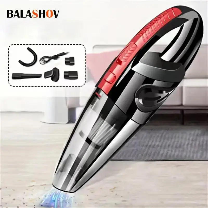 Portable Wireless Vacuum Cleaner Powerful Suction Rechargeable Handheld Vacuum Cleaner Quick Charge for Car Home Pet Hair Stone's Store
