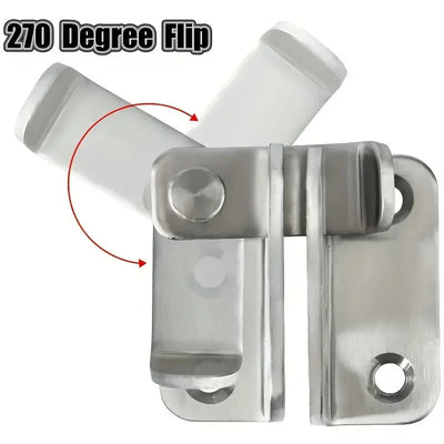 1Pc Flip Latch Slide Bolt Lock, Security Door For Barn Cabinets, Pet Cages, Garden, Bathroom, Garage, Windows Shoppers Synchrony