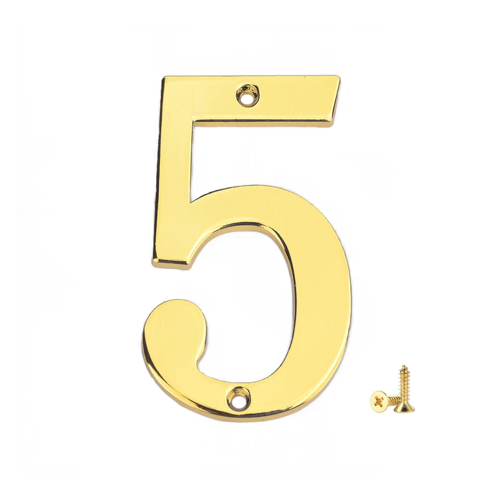 1Pcs 3Inch Metal House Numbers with M2 Screws Solid Zinc Alloy Mailbox Numbers 3D Address Numbers for Outside House Apartment Shoppers Synchrony