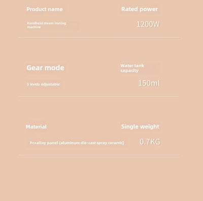 1200W Powerful Steamer Iron for Clothes with 3 Modes and 150ml Water Tank Portable Handheld Garment Steamer for Home Dorm Travel Shoppers Synchrony