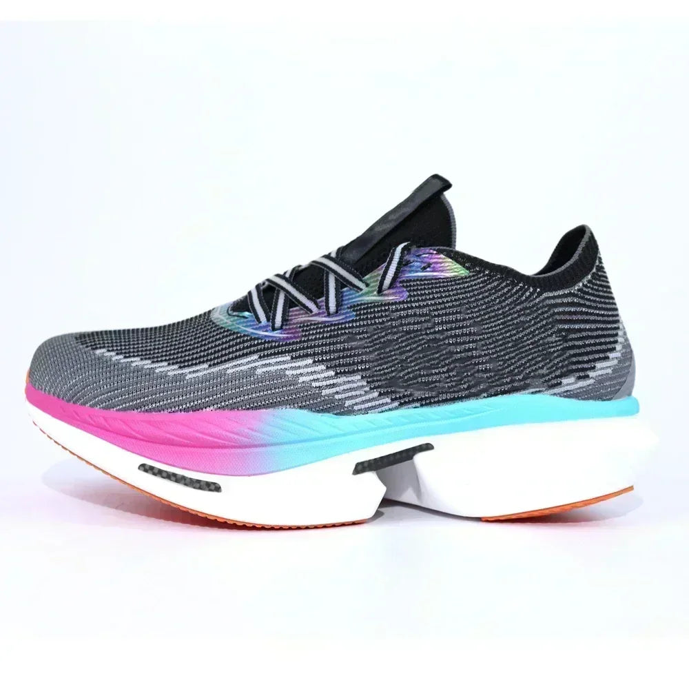 SALUDAS Original Carbon Plate Speed Running Shoes Men and Women Outdoor Road Marathon Shoes Elastic Cushioning Casual Sneakers Shoppers Synchrony