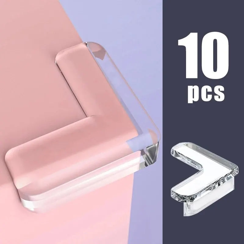 10PCS/4PCS Clear Anti-collision Coffee Table Furniture Corner Protectors Children's Soft Corner Sheathing Living Room Decor Shoppers Synchrony