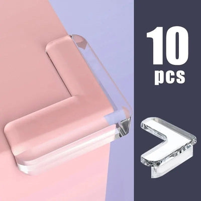 10PCS/4PCS Clear Anti-collision Coffee Table Furniture Corner Protectors Children's Soft Corner Sheathing Living Room Decor Shoppers Synchrony
