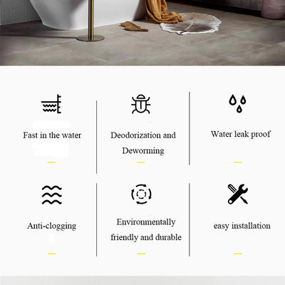 Rose Gold Basin Bottle Trap  Bathroom Sink Siphon Pipe Kits Pop Up Filter Stopper Toilet Washbasin Deodorization Drain Fittings Shoppers Synchrony