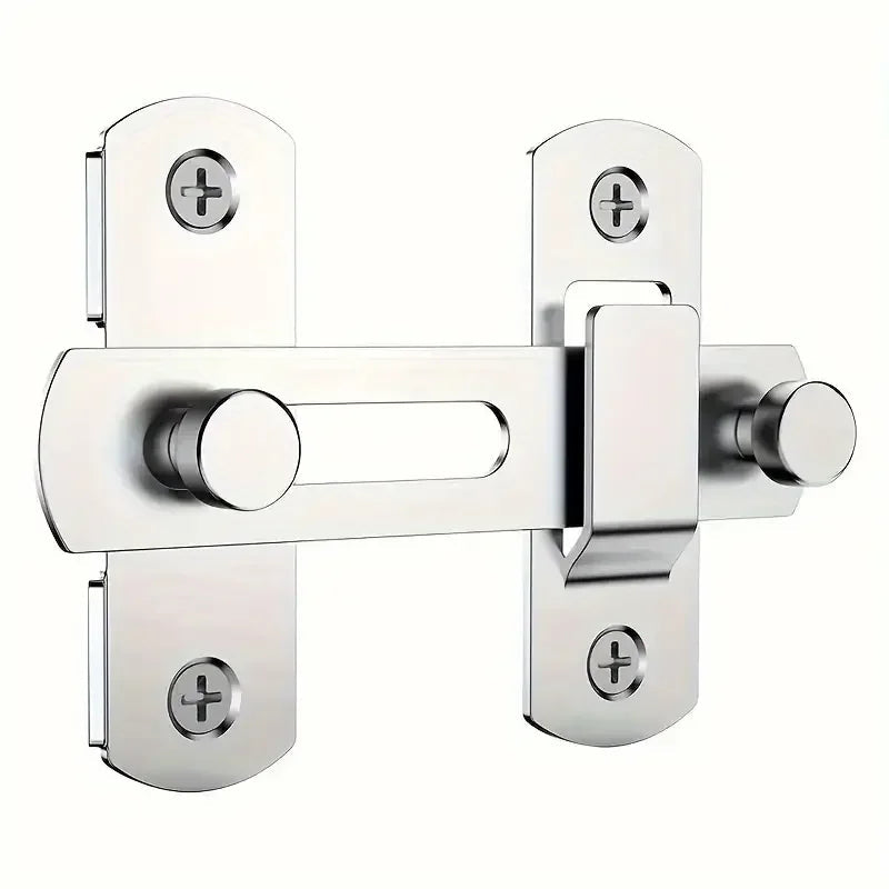 1Pcs Stainless Steel Sliding Barn Door Lock Hardware Gate Latches, Window Closet, Matte Black Silvery Shoppers Synchrony
