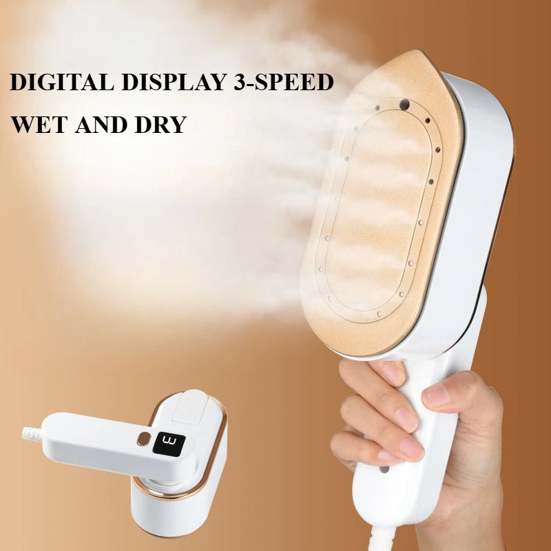 1200W Powerful Steamer Iron for Clothes with 3 Modes and 150ml Water Tank Portable Handheld Garment Steamer for Home Dorm Travel Shoppers Synchrony