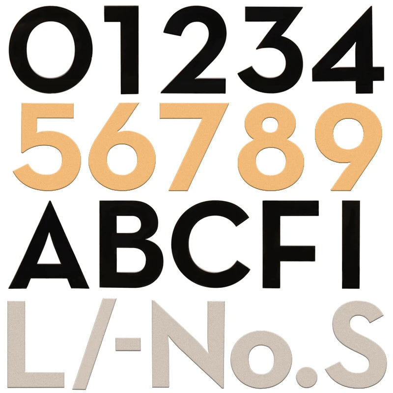 Acrylic 75mm Exterior House Number Outdoor Self Adhesive Letters Apartment Door Numbers Stickers Plate Sign Mailbox 3 inch Shoppers Synchrony