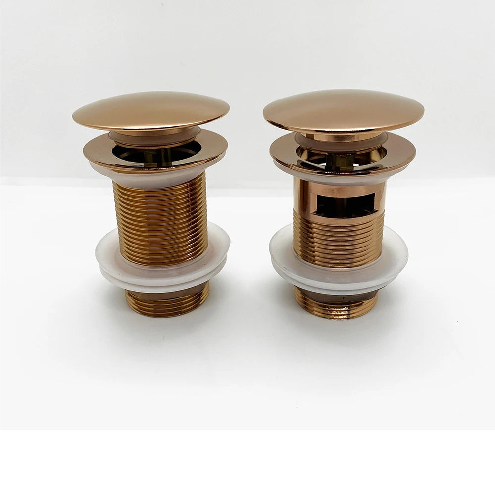 Rose Gold Basin Bottle Trap  Bathroom Sink Siphon Pipe Kits Pop Up Filter Stopper Toilet Washbasin Deodorization Drain Fittings Shoppers Synchrony