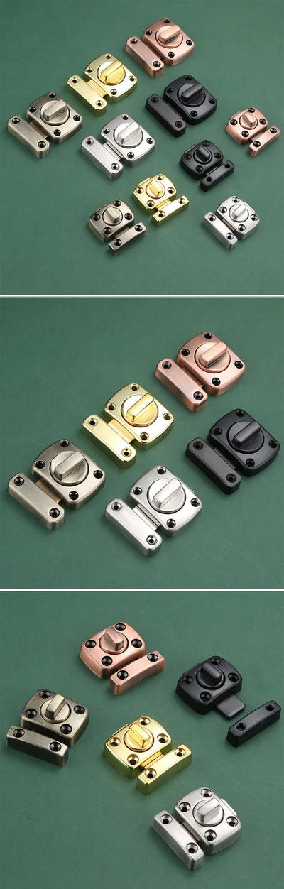 1pc Home Security Latch Rotate Bolt Latch Gate Latches Door Slide Lock Twist Rotating Barrel Lock For Bathroom Toilet Door Lock Shoppers Synchrony