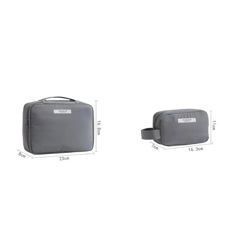 Travel Makeup Bag Water-resistant Toiletry Cosmetic Bag Portable Large Capacity Makeup Box Skincare Toiletry Storage Organizer Shoppers Synchrony