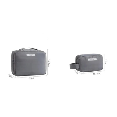 Travel Makeup Bag Water-resistant Toiletry Cosmetic Bag Portable Large Capacity Makeup Box Skincare Toiletry Storage Organizer Shoppers Synchrony