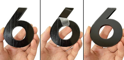 Acrylic 75mm Exterior House Number Outdoor Self Adhesive Letters Apartment Door Numbers Stickers Plate Sign Mailbox 3 inch Shoppers Synchrony