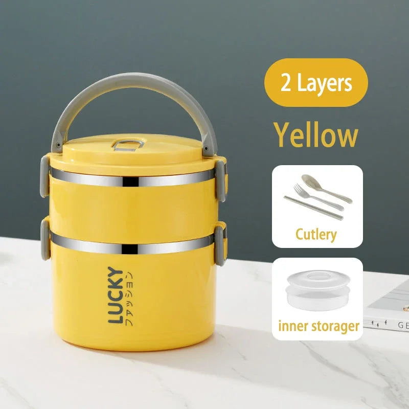 Portable Lunch Box Thermo Insulation Bento Thermos Containers Bento Bag Food Warmer for Kids Food Containers Shoppers Synchrony