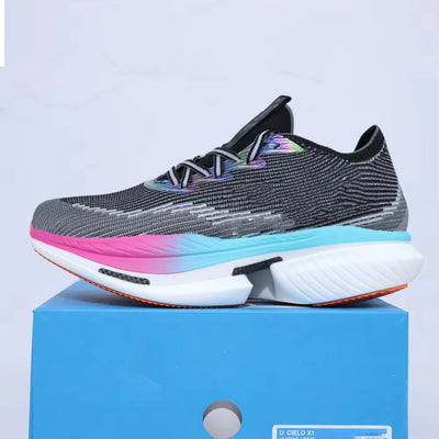 SALUDAS Original Carbon Plate Speed Running Shoes Men and Women Outdoor Road Marathon Shoes Elastic Cushioning Casual Sneakers Shoppers Synchrony