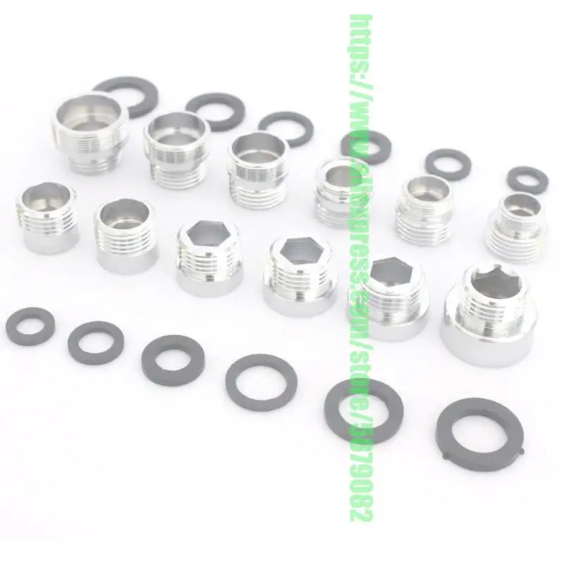 Brass Faucet Adapter1/2'' Male Screw Reducer Straight Fittings To 16 18 20 22 24 26 28 30MM  Kitchen Bathroom Aerator Connectors Shoppers Synchrony