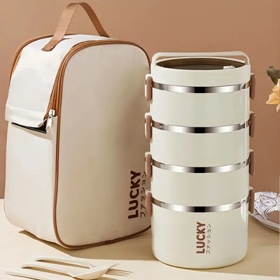 1pc Lunch Boxes, Portable Thermal Bento Box, For School, Camping, And Work, Kitchen Organizers And Storage, Kitchen Accessories Shoppers Synchrony