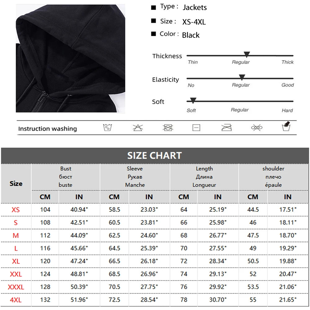 Autumn Men Sweatshirts Long Sleeve Jacket Hoodie Zipper Closure Jacket Male Hoodies Sweatshirt Slim Fit Male Clothing Shoppers Synchrony