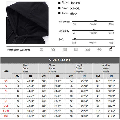 Autumn Men Sweatshirts Long Sleeve Jacket Hoodie Zipper Closure Jacket Male Hoodies Sweatshirt Slim Fit Male Clothing Shoppers Synchrony