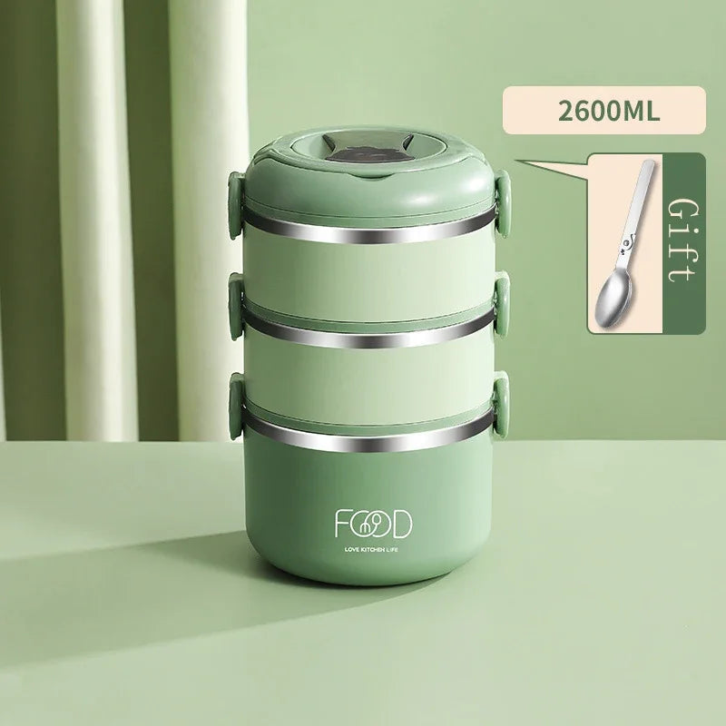 Bento Lunch Box Japanese Multilayer Stainless Steel Bento Box Food Container Storage Portable Thermos Food Jar Kid Bento Box Shoppers Synchrony