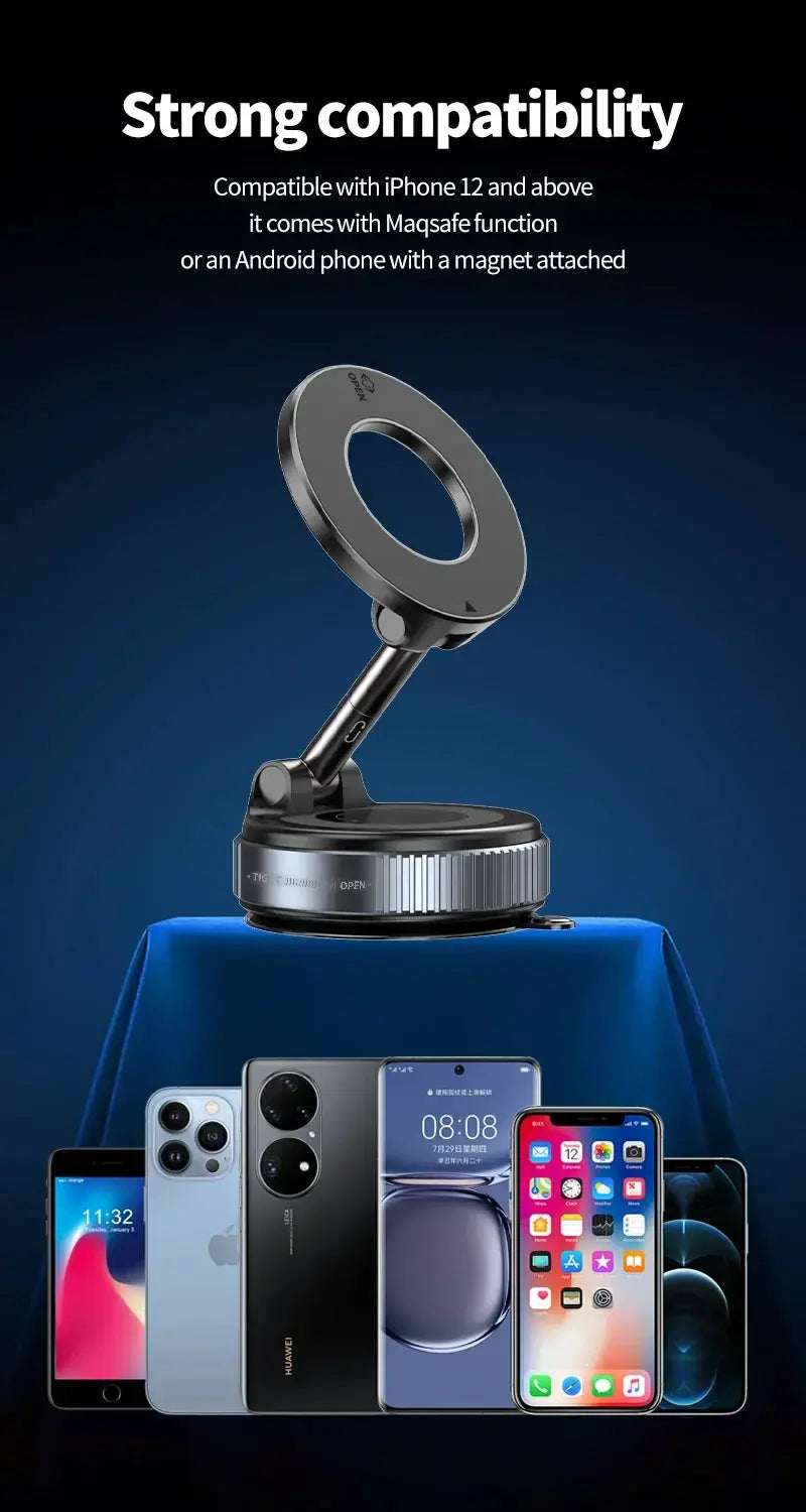 📱 K007 Magnetic Phone Holder – Foldable 3-Axis Adjustable Mount for Car, Desk & Home CJDropshipping