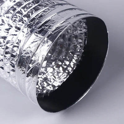 ∅60-150mm Dryer PVC Aluminum Foil Smoke Tube Flexible Ventilation Duct for Kitchen Bathroom Extractor Fitting Pipe Shoppers Synchrony