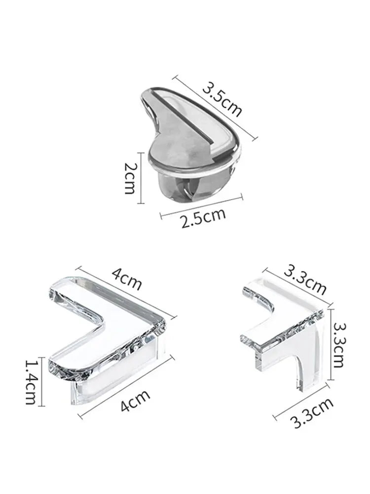 10PCS/4PCS Clear Anti-collision Coffee Table Furniture Corner Protectors Children's Soft Corner Sheathing Living Room Decor Shoppers Synchrony