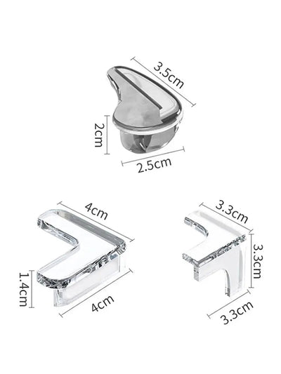 10PCS/4PCS Clear Anti-collision Coffee Table Furniture Corner Protectors Children's Soft Corner Sheathing Living Room Decor Shoppers Synchrony