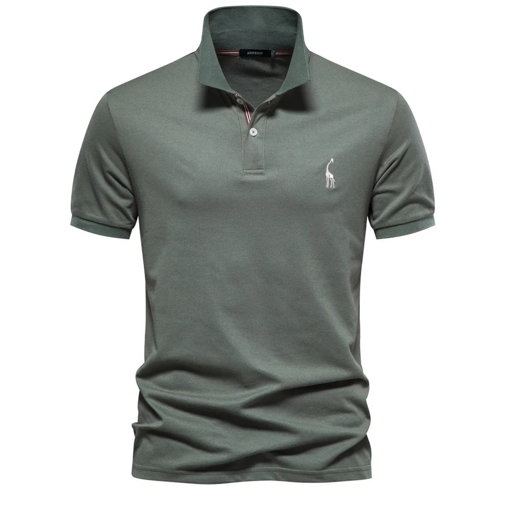 AIOPESON Brand Men's Polo Shirts Cotton Polo Shirts for Men Short Sleeve High Quantity Solid Polo Men New Summer Clothing Shoppers Synchrony