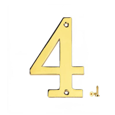 1Pcs 3Inch Metal House Numbers with M2 Screws Solid Zinc Alloy Mailbox Numbers 3D Address Numbers for Outside House Apartment Shoppers Synchrony
