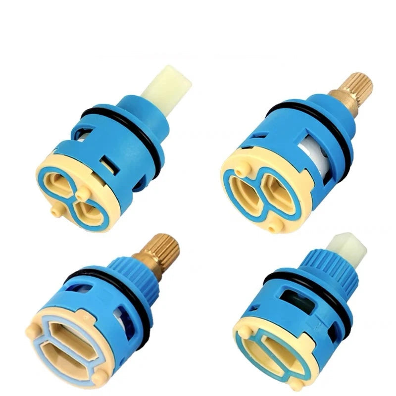 25MM/22MM Shower Faucet Ceramic Spool/Shower Sprinkler Water Separator 2-Hole Diversion Valve Core/Bathroom Accessories fittings Shoppers Synchrony