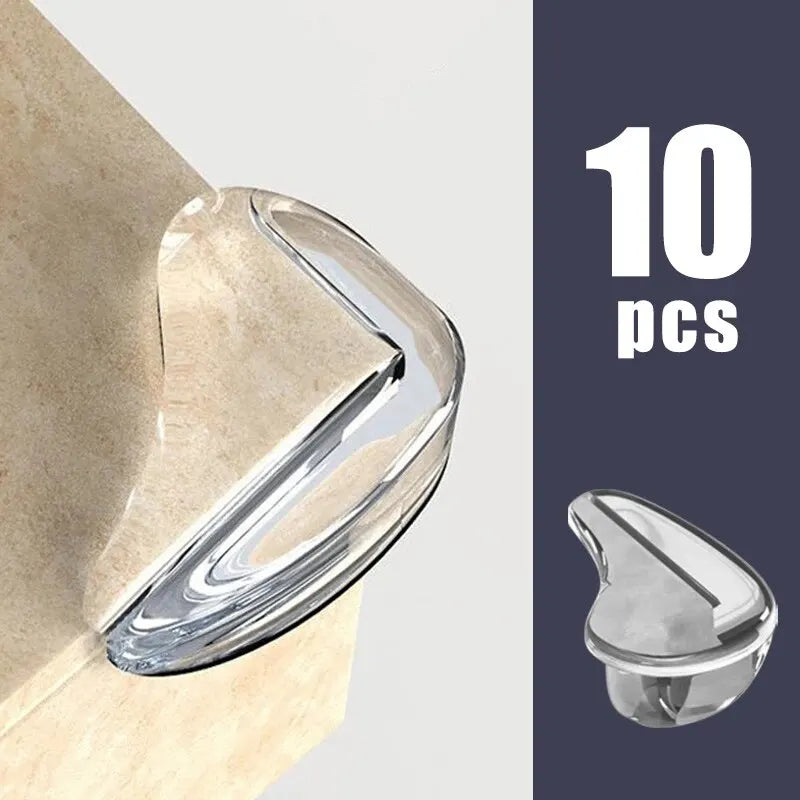 10PCS/4PCS Clear Anti-collision Coffee Table Furniture Corner Protectors Children's Soft Corner Sheathing Living Room Decor Shoppers Synchrony
