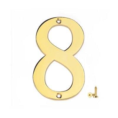 1Pcs 3Inch Metal House Numbers with M2 Screws Solid Zinc Alloy Mailbox Numbers 3D Address Numbers for Outside House Apartment Shoppers Synchrony