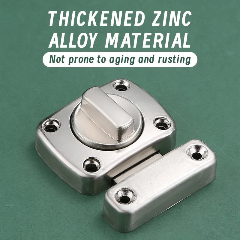 1pc Home Security Latch Rotate Bolt Latch Gate Latches Door Slide Lock Twist Rotating Barrel Lock For Bathroom Toilet Door Lock Shoppers Synchrony