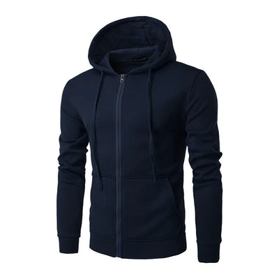Autumn Men Sweatshirts Long Sleeve Jacket Hoodie Zipper Closure Jacket Male Hoodies Sweatshirt Slim Fit Male Clothing Shoppers Synchrony
