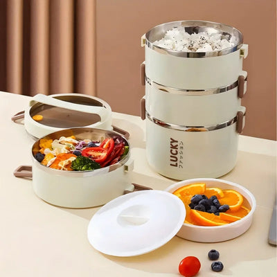 1pc Lunch Boxes, Portable Thermal Bento Box, For School, Camping, And Work, Kitchen Organizers And Storage, Kitchen Accessories Shoppers Synchrony