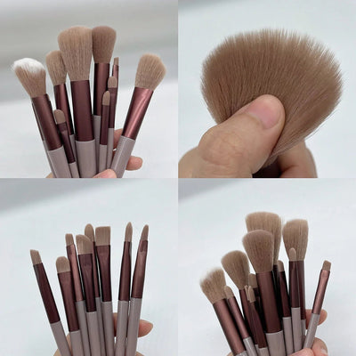 13 PCS/Lot Makeup Brushes Set Eye Shadow Foundation Women Cosmetic Powder Blush Blending Beauty Make Up Tool Shoppers Synchrony