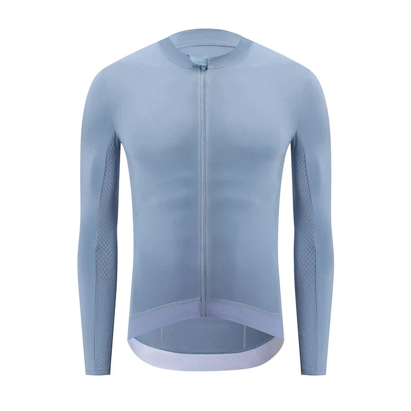 HISERWA Cycling Jersey Long Sleeve Men Pro Aero Slim Fit Cycling Jersey MTB Road Bike Clothing Breathable Quick Dry Shirt Bicycl Shoppers Synchrony