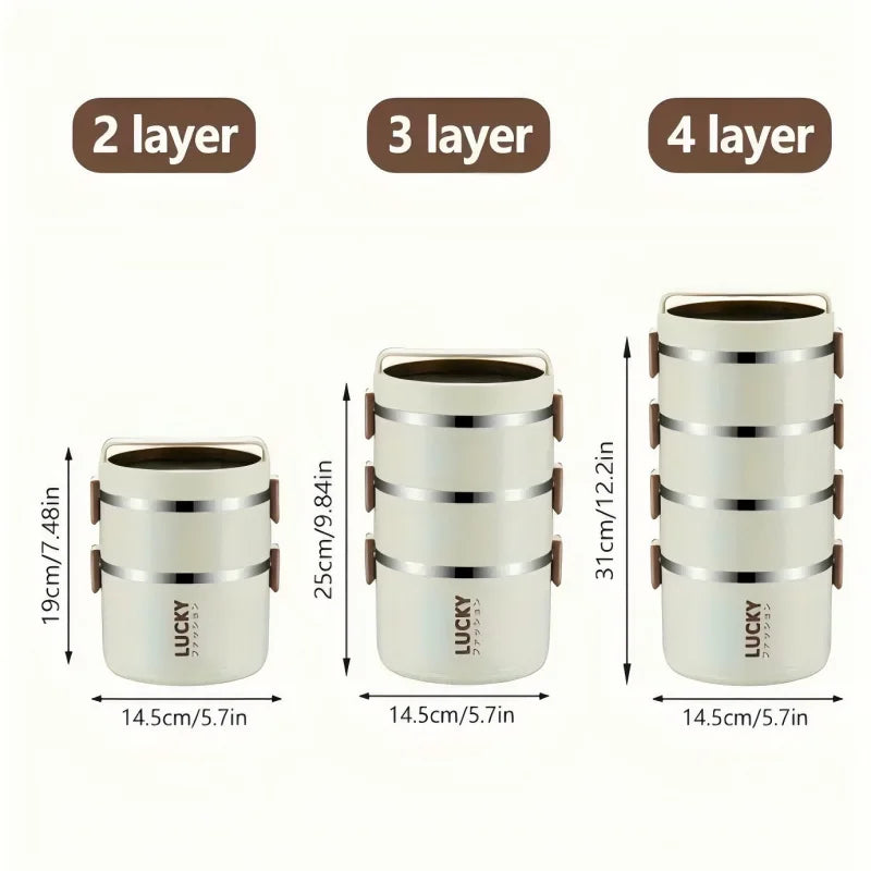 1pc Lunch Boxes, Portable Thermal Bento Box, For School, Camping, And Work, Kitchen Organizers And Storage, Kitchen Accessories Shoppers Synchrony