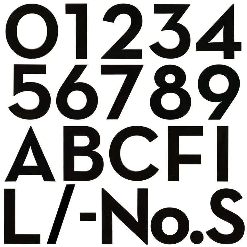 Acrylic 75mm Exterior House Number Outdoor Self Adhesive Letters Apartment Door Numbers Stickers Plate Sign Mailbox 3 inch Shoppers Synchrony