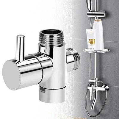 G1/2 Shower Diverter Valve Three-Way ABS Shower Arm Adapter Faucet Switch Valve Inlet Pipe Fittings Faucet Bathroom Tool Shoppers Synchrony